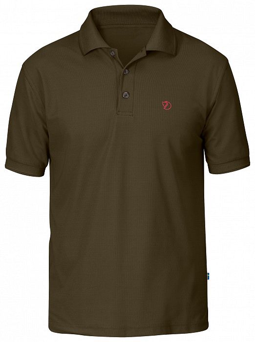 Polokošile Crowley Piqué Shirt 81783 Dark Olive